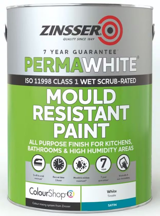 Zinsser PermaWhite Interior Satin